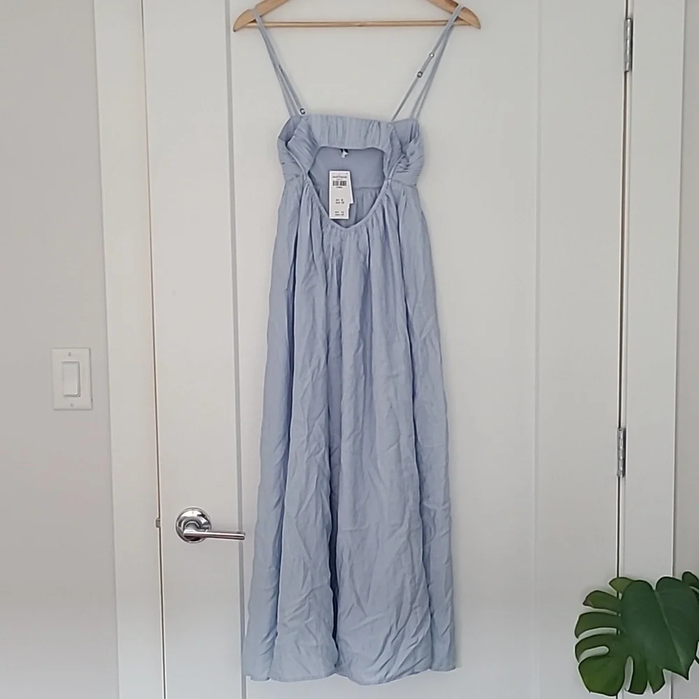 Abercrombie & Fitch Light Blue Maxi Dress